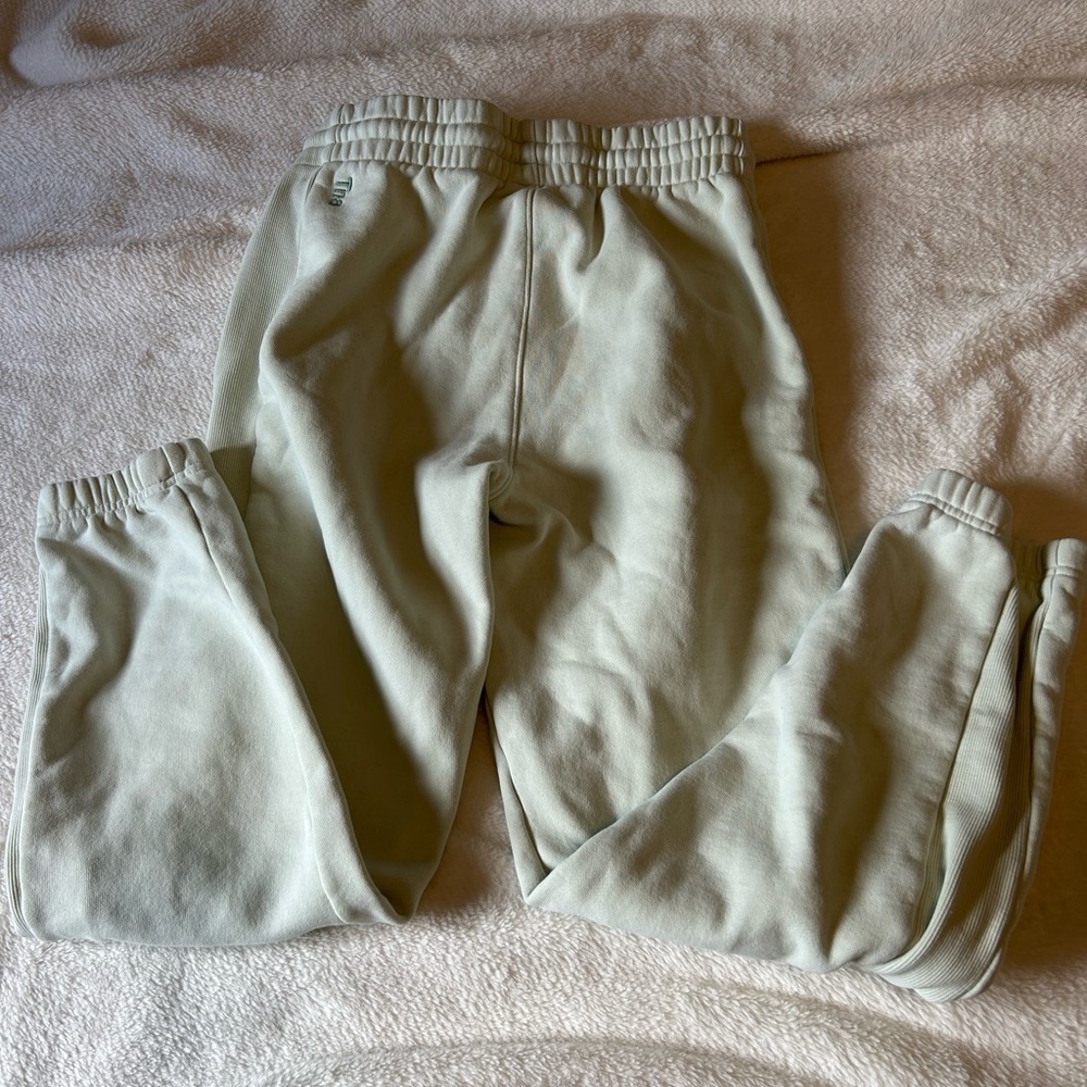 π TNA Light Green Boyfriend Jogger Pants | Size XS | Comfy Everyday Loungewear - Picture 2 of 7